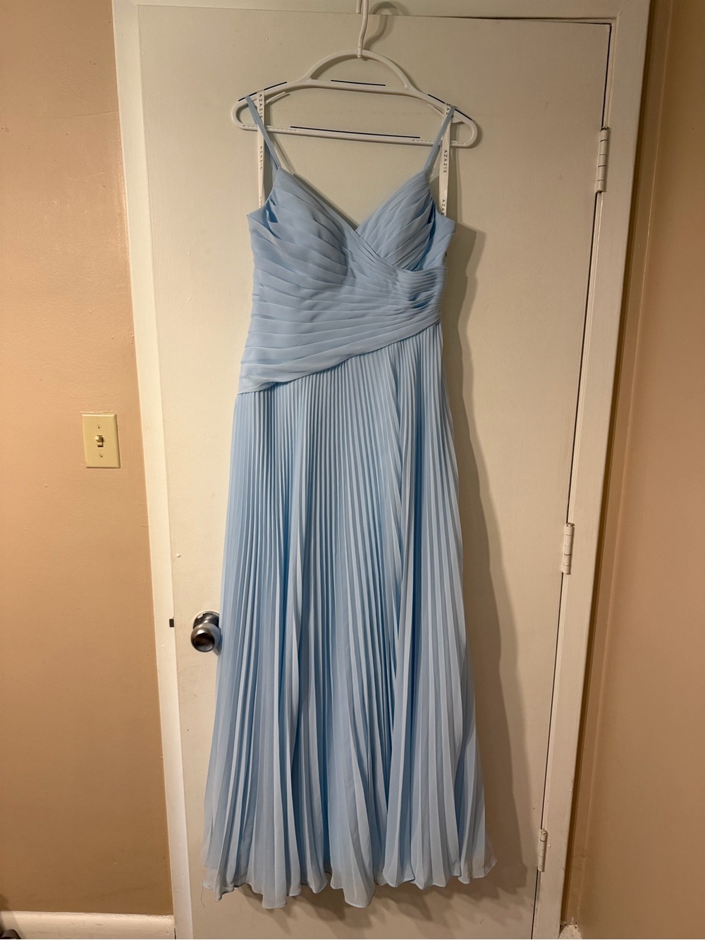 Azazie Vini Bridesmaid Dress in Sky Blue - Picture 2 of 8